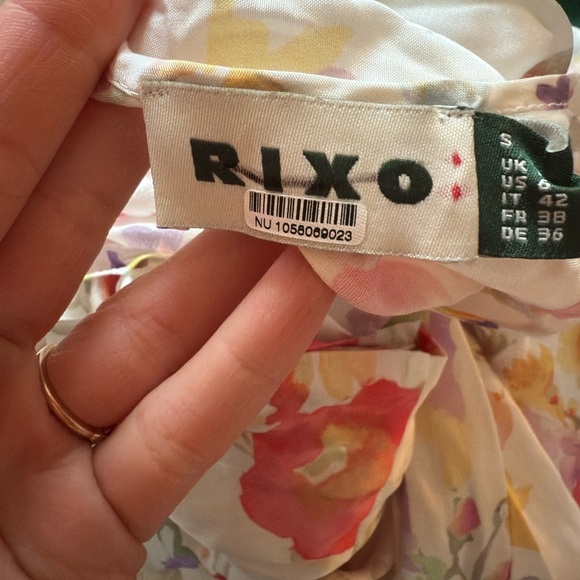 Rixo Evie Waterlily Floral Maxi Dress - Picture 10 of 10